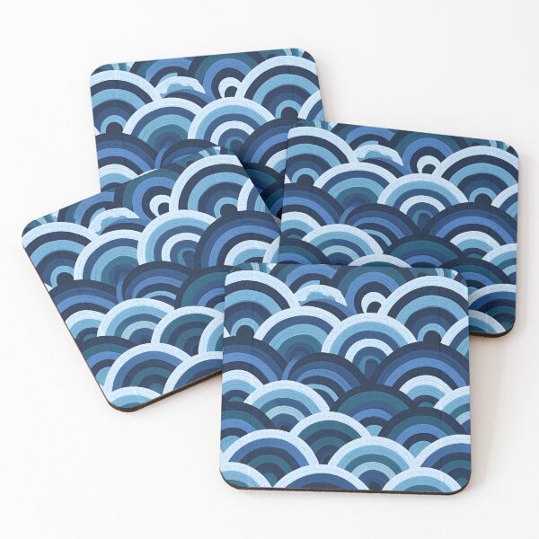 Item preview, Midnight Blue Ocean Ripple Texture designed and sold by Piotrek0001.