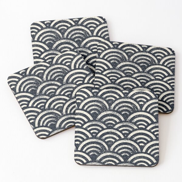 Item preview, Minimalist Black and White Wave Art designed and sold by Piotrek0001.