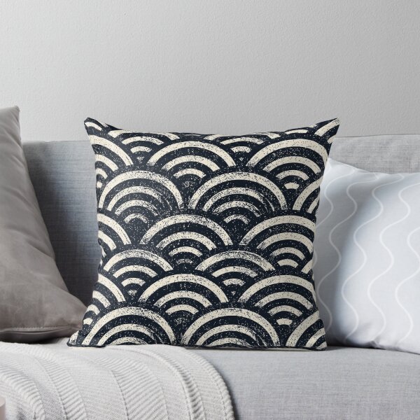 Item preview, Minimalist Black and White Wave Art designed and sold by Piotrek0001.