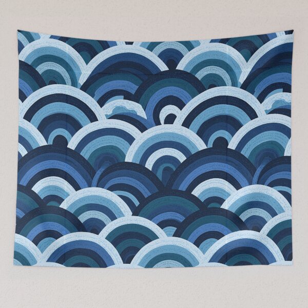 Item preview, Midnight Blue Ocean Ripple Texture designed and sold by Piotrek0001.