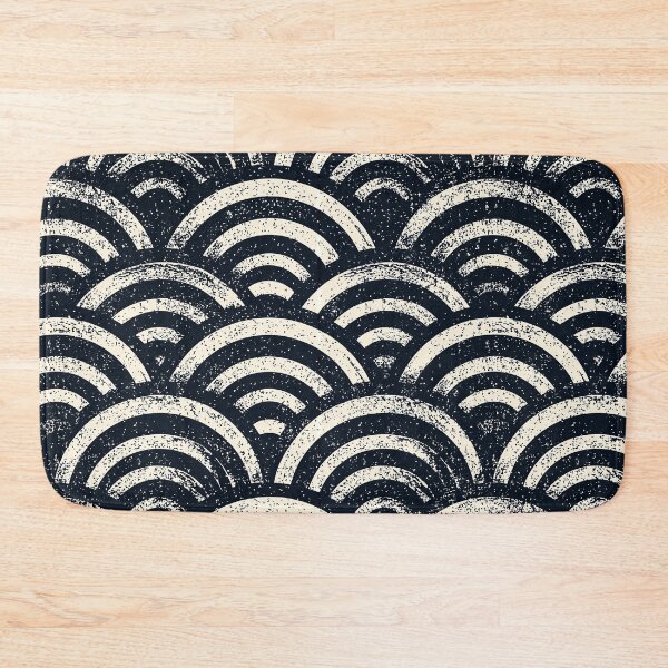Item preview, Minimalist Black and White Wave Art designed and sold by Piotrek0001.