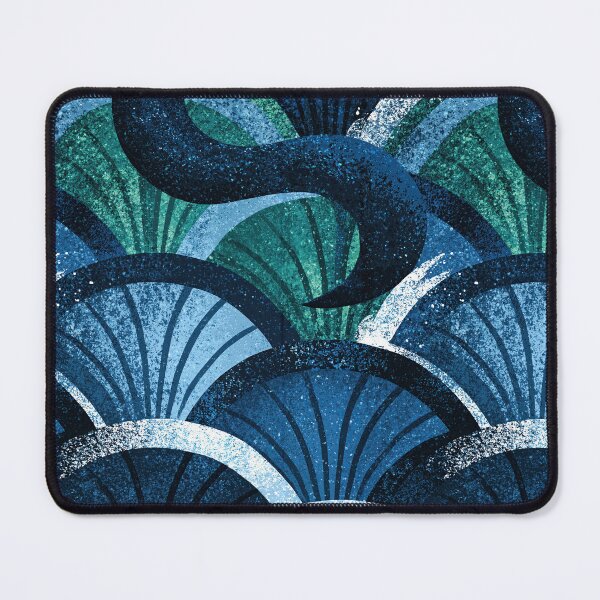 Item preview, Artistic Blue Teal Textured Ripples designed and sold by Piotrek0001.