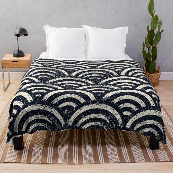 Item preview, Minimalist Black and White Wave Art designed and sold by Piotrek0001.