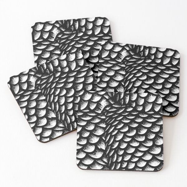 Item preview, Detailed Monochrome Fish Skin Design designed and sold by Piotrek0001.