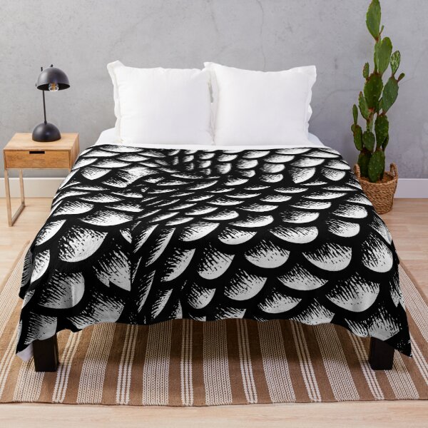 Item preview, Detailed Monochrome Fish Skin Design designed and sold by Piotrek0001.