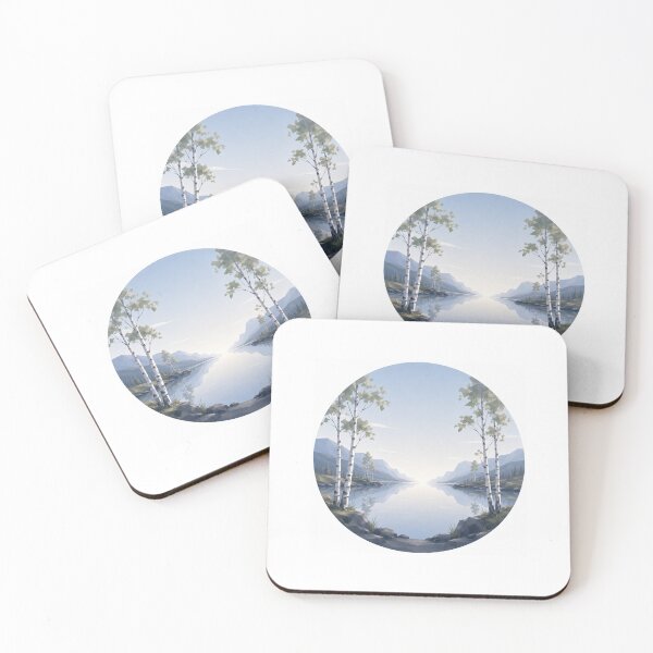 Item preview, Silent Birch Shore designed and sold by Norvian.