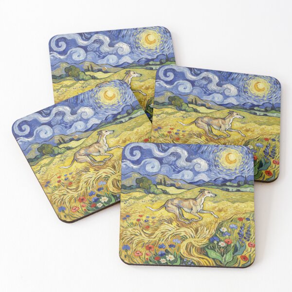 Item preview, Greyhound Van Gogh Dog designed and sold by Petsthetic.