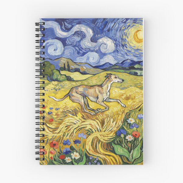 Item preview, Greyhound Van Gogh Dog designed and sold by Petsthetic.