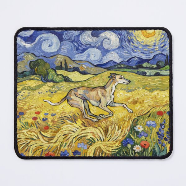 Item preview, Greyhound Van Gogh Dog designed and sold by Petsthetic.
