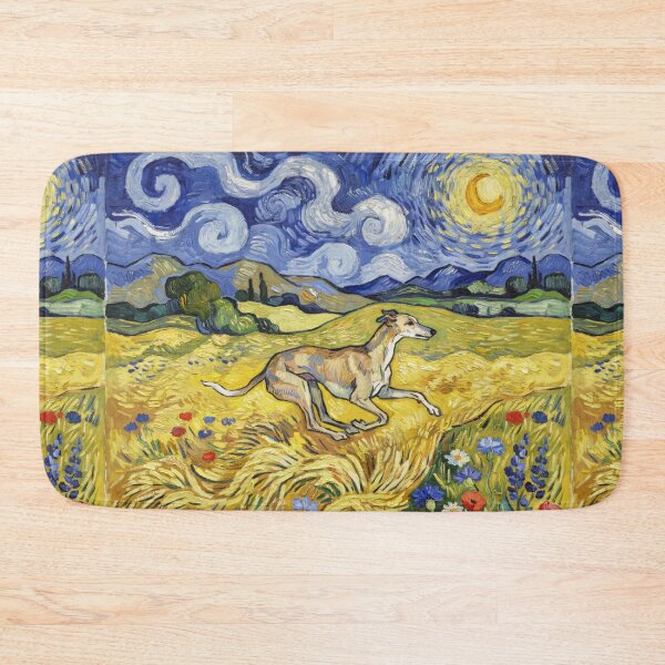 Item preview, Greyhound Van Gogh Dog designed and sold by Petsthetic.