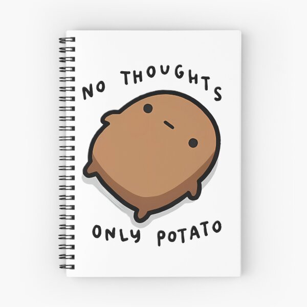 Item preview, No Thoughts Only Potato Funny Meme Design designed and sold by HelloCal.