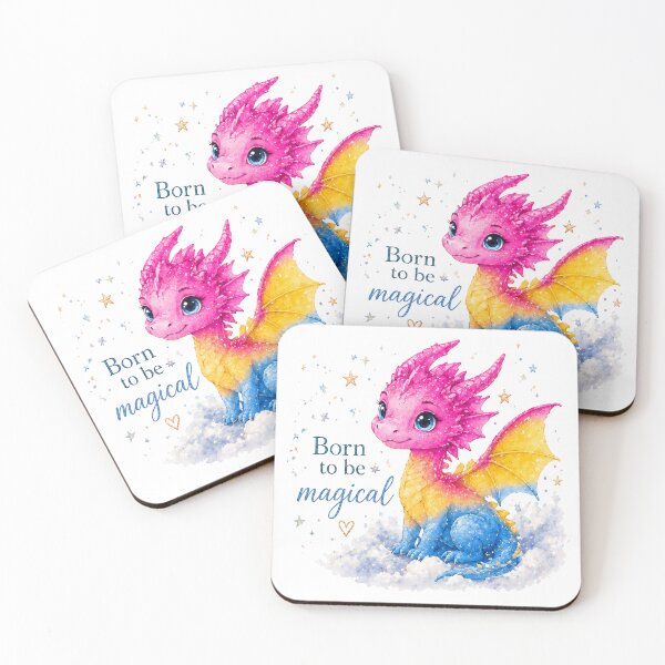 Item preview, Pansexual Pride Dragon - Born To Be Magical designed and sold by Travelslightly.
