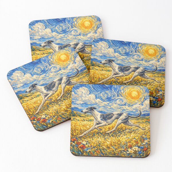 Item preview,  Greyhound Van Gogh Dog designed and sold by Petsthetic.