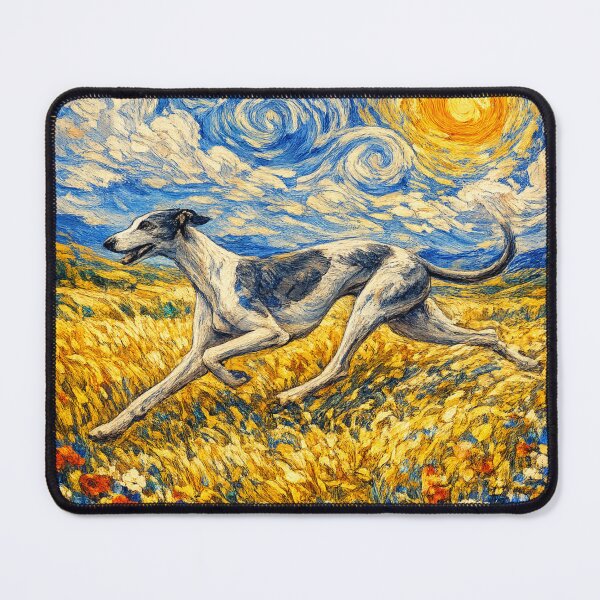Item preview,  Greyhound Van Gogh Dog designed and sold by Petsthetic.