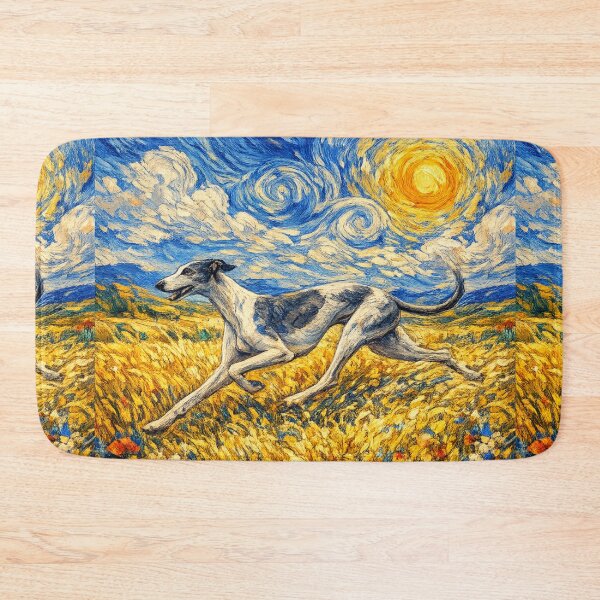 Item preview,  Greyhound Van Gogh Dog designed and sold by Petsthetic.
