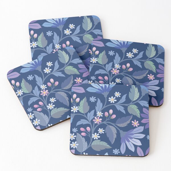 Item preview, Dark blue cute garden sticker designed and sold by DesignPMG.