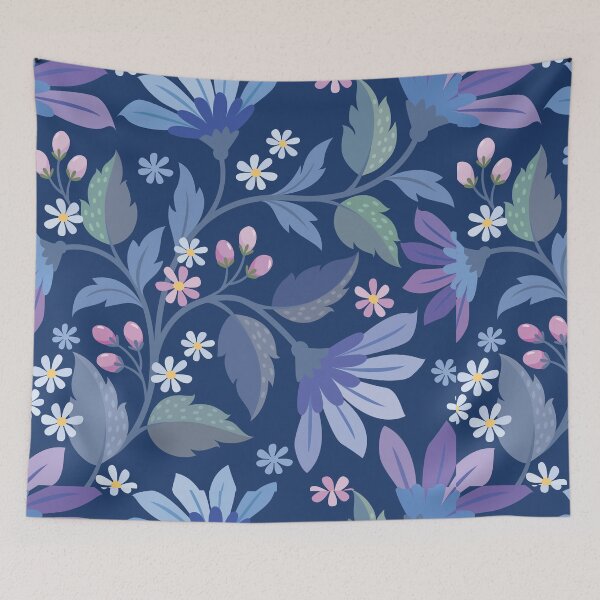 Item preview, Dark blue cute garden sticker designed and sold by DesignPMG.