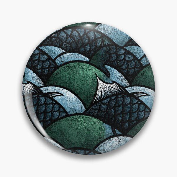Item preview, Dark Emerald Textured Fish Skin Art designed and sold by Piotrek0001.
