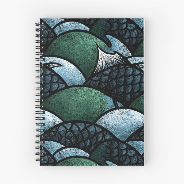 Item preview, Dark Emerald Textured Fish Skin Art designed and sold by Piotrek0001.