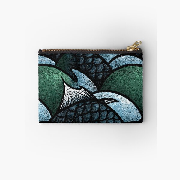 Item preview, Dark Emerald Textured Fish Skin Art designed and sold by Piotrek0001.