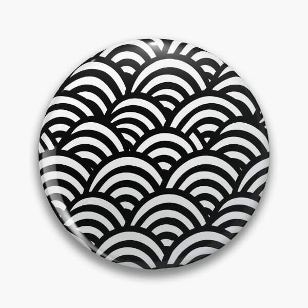 Item preview, Classic Bold Wave Line Art Pattern designed and sold by Piotrek0001.