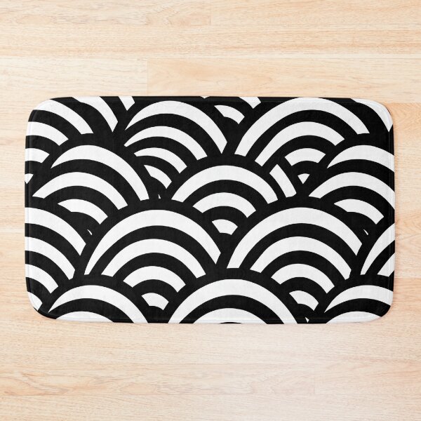 Item preview, Classic Bold Wave Line Art Pattern designed and sold by Piotrek0001.