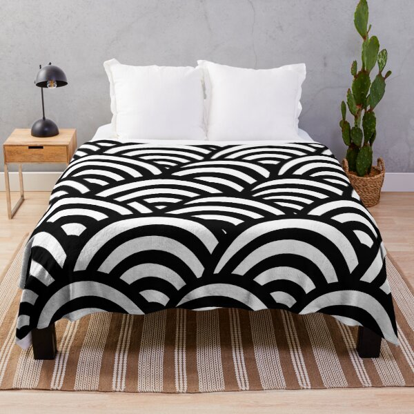 Item preview, Classic Bold Wave Line Art Pattern designed and sold by Piotrek0001.