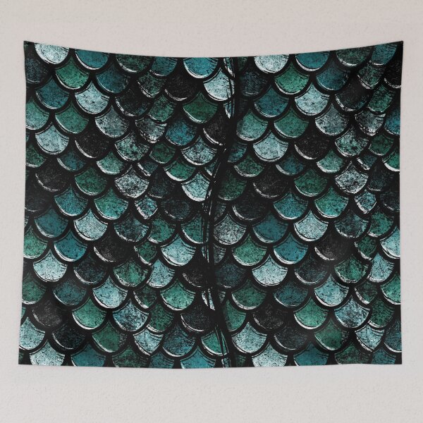 Item preview, Teal Peacock Style Textured Scales designed and sold by Piotrek0001.
