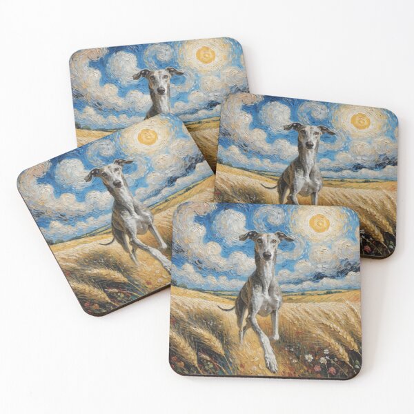 Item preview, Greyhound Van Gogh Dog designed and sold by Petsthetic.