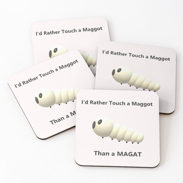 Item preview, Rather Touch a Maggot designed and sold by zeezeedesigns.