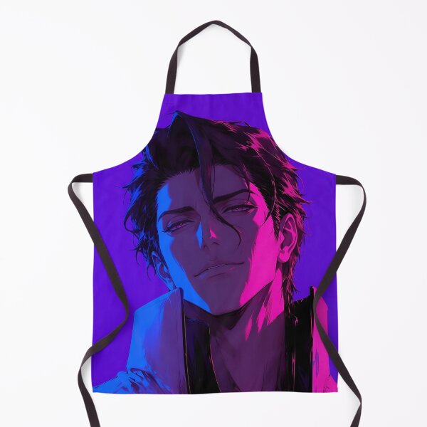Item preview, Aizen | Neon Crimson Anime Villain Portrait | Dark Warrior Digital Art | Cyber Aesthetic Illustration designed and sold by Dyan4.