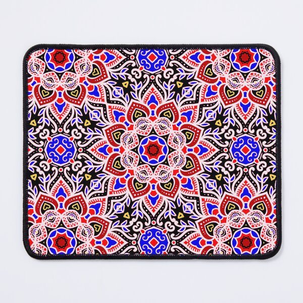Item preview, Mexican Tile Pattern Art In Red, Blue, White designed and sold by DEC02.