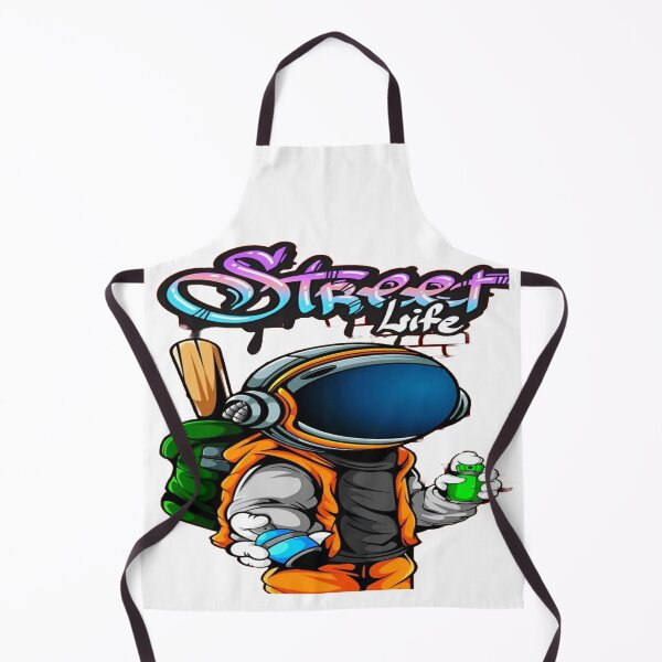 Item preview, The Street Astronaut, Street Art Graffiti Astronaut - "Street Life" with Spray Paint designed and sold by RAYBIL.