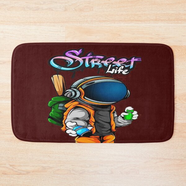 Item preview, The Street Astronaut, Street Art Graffiti Astronaut - "Street Life" with Spray Paint designed and sold by RAYBIL.