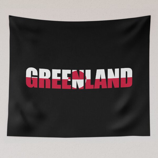 Item preview, Greenland Flag GL designed and sold by shitpostee.