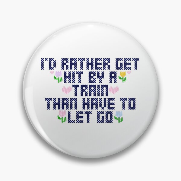 Item preview, I’d Rather Get Hit by a Train Cross Stitch - Gracie A designed and sold by DjBubbleDesigns.