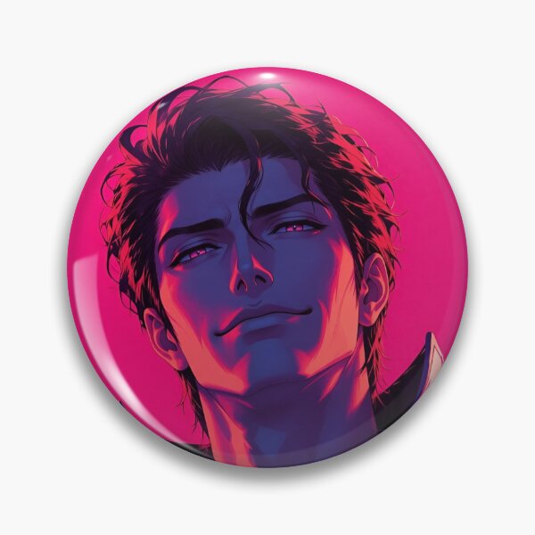 Item preview, Aizen | Neon Crimson Anime Mastermind | Dark Fantasy Warrior | Cyberpunk Digital Art Print designed and sold by Dyan4.