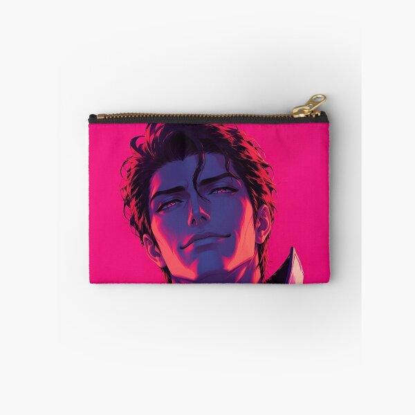 Item preview, Aizen | Neon Crimson Anime Mastermind | Dark Fantasy Warrior | Cyberpunk Digital Art Print designed and sold by Dyan4.