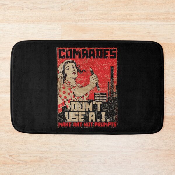 Item preview, comrades don't use ai (ANTI AI) designed and sold by remerasnerdas.