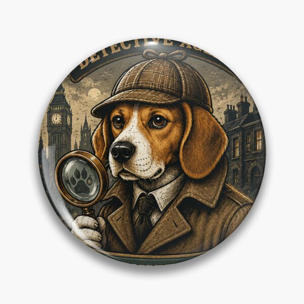 Item preview, Beagle Detective Agency Every Sniff Is a Clue Vintage Funny Dog Lover Retro T-Shirt designed and sold by TeeVibeHaus.