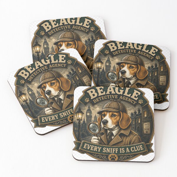 Item preview, Beagle Detective Agency Every Sniff Is a Clue Vintage Funny Dog Lover Retro T-Shirt designed and sold by TeeVibeHaus.
