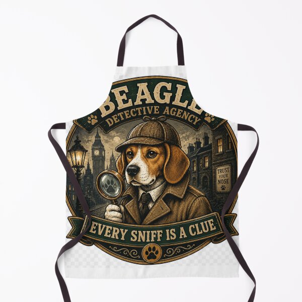Item preview, Beagle Detective Agency Every Sniff Is a Clue Vintage Funny Dog Lover Retro T-Shirt designed and sold by TeeVibeHaus.