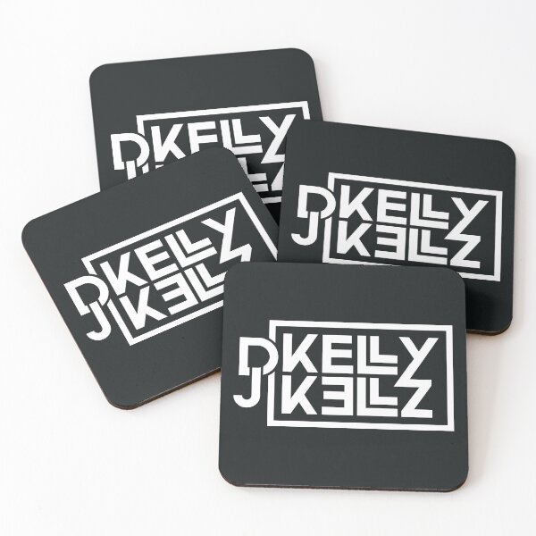 Item preview, DJ Kelly Kellz Square Logo Design (White) designed and sold by kdtcreative.