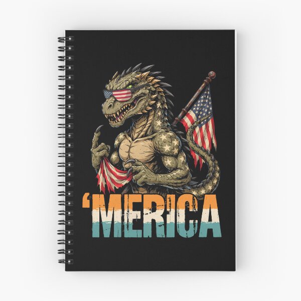 Item preview, 'Merica Kaiju Monster Patriotic Flag Design v1 designed and sold by DarylWelsh2024.