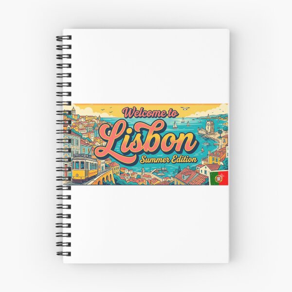 Item preview, Welcome to Lisbon Summer Edition | Retro Portugal Travel Poster Design designed and sold by NewDesignFR.