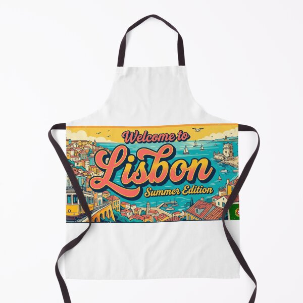 Item preview, Welcome to Lisbon Summer Edition | Retro Portugal Travel Poster Design designed and sold by NewDesignFR.