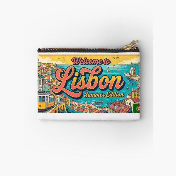 Item preview, Welcome to Lisbon Summer Edition | Retro Portugal Travel Poster Design designed and sold by NewDesignFR.