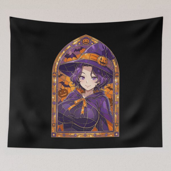 Item preview, Azusa Hamaoka Grand Blue Halloween Stained Glass Witch Charm designed and sold by mildaclairmo.