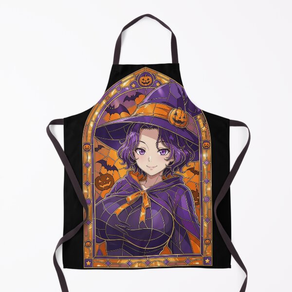 Artikelvorschau, Azusa Hamaoka Grand Blue Halloween Buntglas-Hexenanhänger entworfen und verkauft von mildaclairmo.