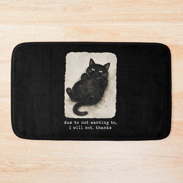 Item preview, Debido a que no quiero, no lo haré. Gracias, gato. designed and sold by GanusTom.